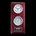 2 Face Simmons Clock & Thermometer